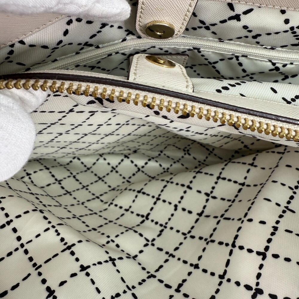Kate Spade Newbury Lane Medium Satchel Saffiano Leather Cream - Picture 4 of 16